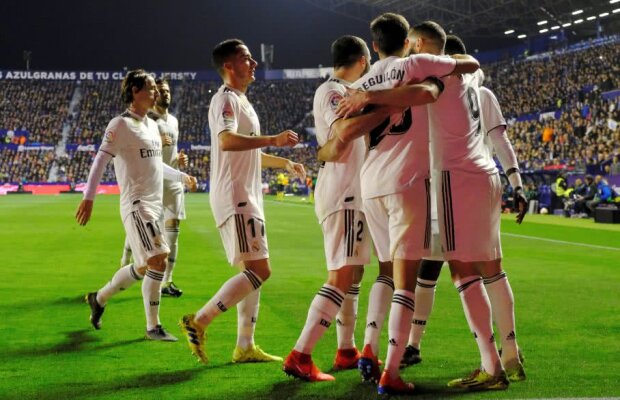 LEVANTE - REAL MADRID 1-2 // VIDEO+FOTO Real câștigă greu în La Liga, cu două penalty-uri: urmează El Clasico