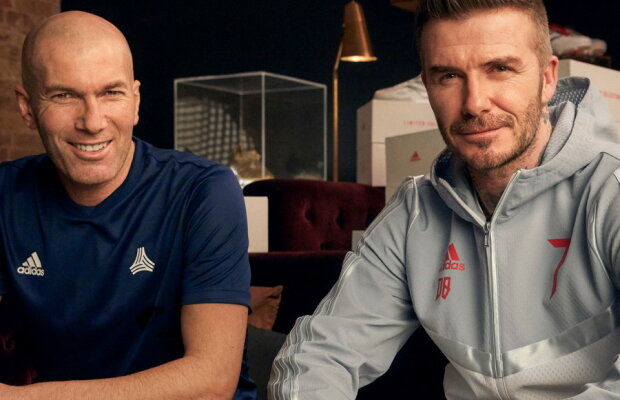 FOTO David Beckham și Zinedine Zidane sărbătoresc 25 de ani de la lansarea ghetelor cu care aceştia au jucat în cariera lor