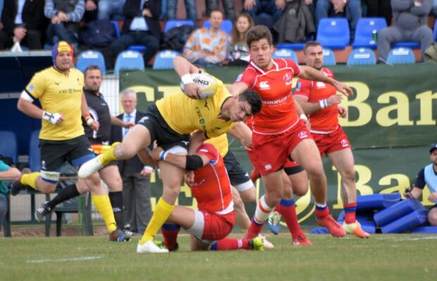 FOTO România a câștigat meciul cu Rusia, 22-20, din grupa de Rugby Europe Championship