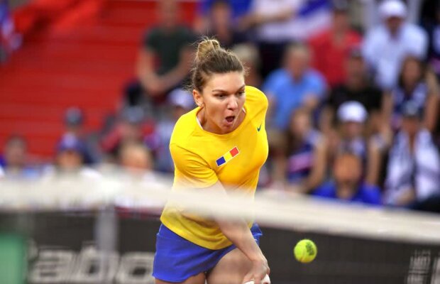 SIMONA HALEP - CAROLINE GARCIA // VIDEO Halep, killer instinct! Forehand fulgerător + Reacția de bucurie din tabăra României