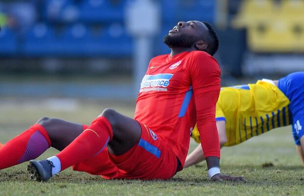 FCSB // Harlem Gnohere, OUT pentru tot restul sezonului: verdictul crud primit din partea medicilor + ratează în mod sigur titlul de golgheter