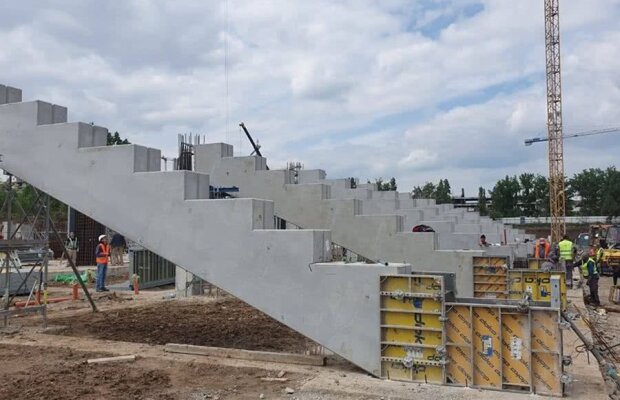 GALERIE FOTO Au „încolțit” tribunele noii Ghencea! Stadionul Stelei prinde ușor contur 