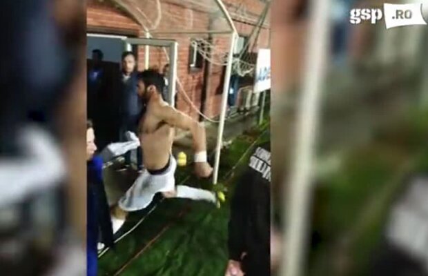 VIDEO Fabulos! Moussa și-a vărsat nervii pe ușa de la Voluntari, aceeași care suferise de pe urma lui Alibec!