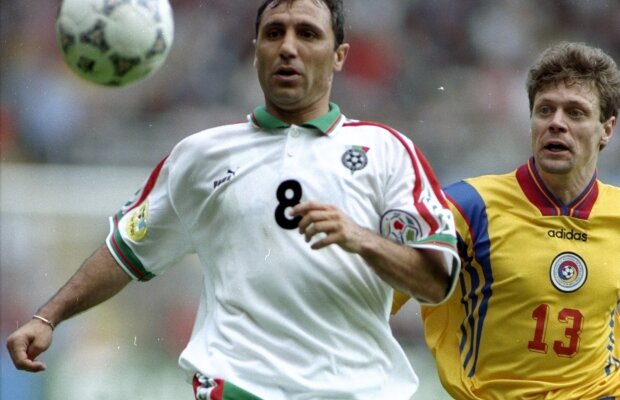 VIDEO EXCLUSIV Legendarul Stoichkov, „cumpărat” de  Mircea Sandu și Ioan Becali cu o geantă de dolari, la meciul Bulgaria - România 1-1. Cornel Dinu, dezvăluire gravă în cartea sa