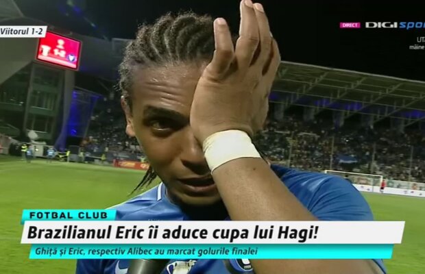 ASTRA - VIITORUL 1-2 // Eric de Oliveira a plâns în direct după ce a adus Cupa Viitorului: „Dumnezeu mi-a răsplătit munca de 12 ani”