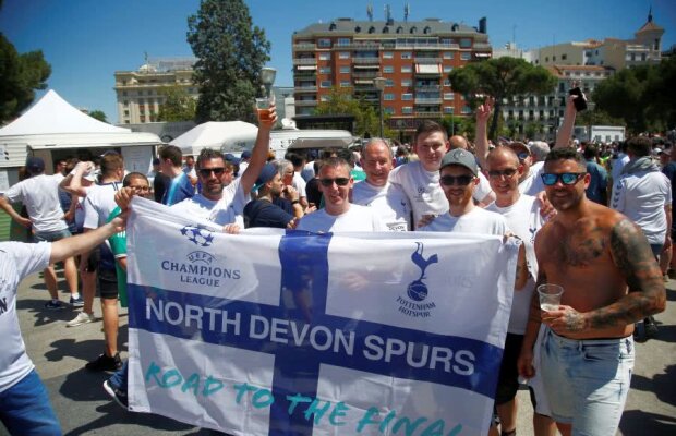 TOTTENHAM - LIVERPOOL / VIDEO Violență înaintea finalei Ligii Campionilor! Patru fani ai lui Tottenham arestați la Madrid