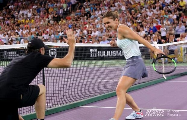Simona Halep, Darren Cahill și Marius Copil au făcut spectacol la Sports Festival, în Cluj: „M-am simțit extraordinar, nu am râs în toată cariera mea cât am râs aici!”