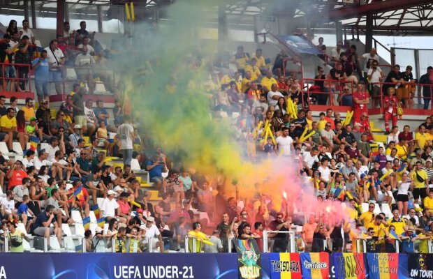 ANGLIA U21 - ROMÂNIA U21 2-4 // FOTO Momente speciale create de fanii „tricolori”: „Cesena e un colț de București”