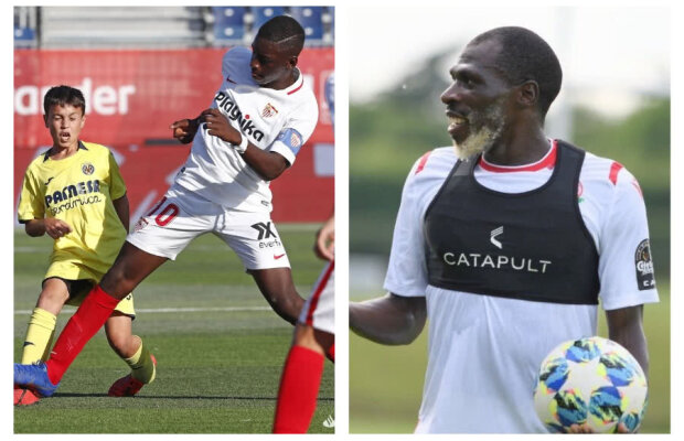 FOTO Două imagini care au devenit virale: atacantul care are 1,70 metri la 12 ani + fundașul de 26 de ani: „Mai bine schimbăm ordinea cifrelor!”