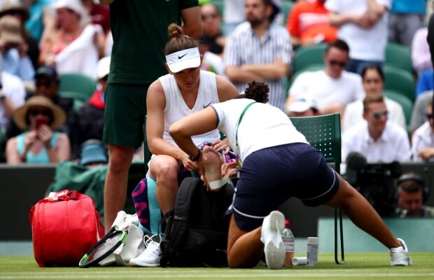 SIMONA HALEP LA WIMBLEDON 2019 // VIDEO Alt an, aceeași problemă! Simona Halep a avut multiple accidentări la gleznă în carieră: cum s-a descurcat de fiecare dată