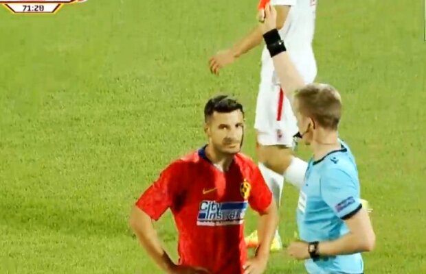 FCSB - MILSAMI ORHEI 2-0 // Ce-a fost în mintea lui? Lucian Filip și-a lăsat colegii în „10” după o eliminare stupidă