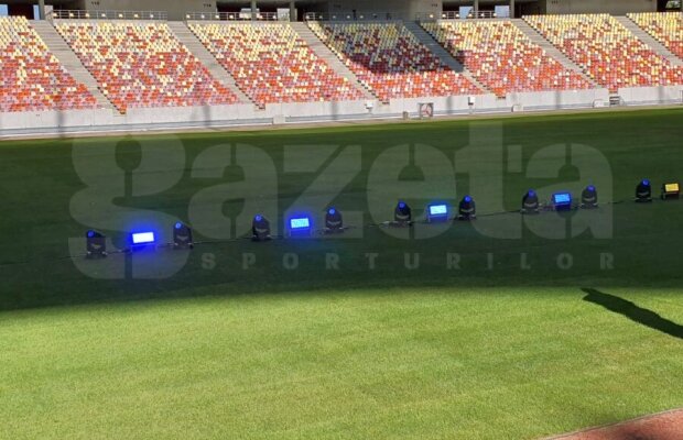 DINAMO - U CRAIOVA // GALERIE FOTO Cum arată acum gazonul de pe Arena Națională înainte de Dinamo - U Craiova