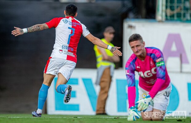 VIDEO Nicolae Stanciu, cinci minute pentru primul gol la Slavia Praga » Avertizat de antrenor: „Prea multe mingi pierdute” 