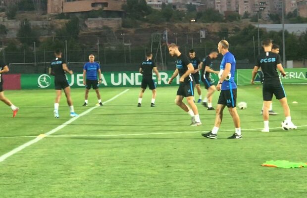 ALASHKERT - FCSB // VIDEO Bogdan Andone, alert la antrenamentul oficial: „Hai să ne trezim!”