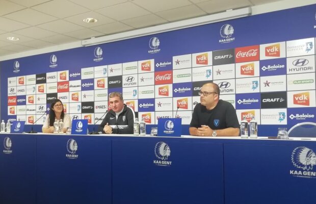 GENT - VIITORUL // VIDEO Conferința oficială a lui Gică Hagi: ce le-a spus belgienilor despre Ianis și ce spune despre șansele de calificare