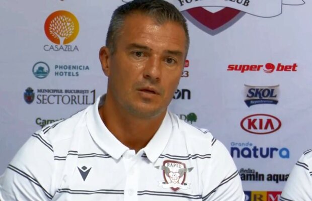 RAPID - FARUL // VIDEO Daniel Pancu, show la conferință: „Jucăm cu «Dosarele X Constanța». Nu am văzut nimic pe Facebook-ul lor!” + mesaj pentru Ionuț Voicu: „Universul lucrează și ți se va îndeplini visul”