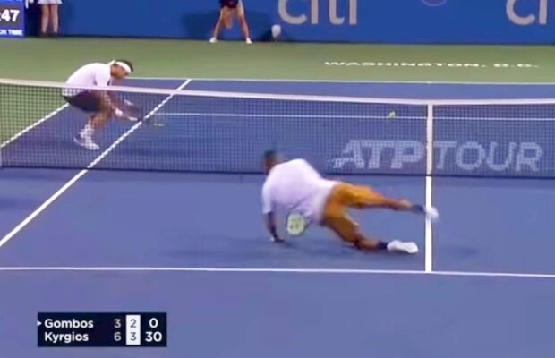 ATP WASHINGTON // Ați văzut ceva mai bun? Nick Kyrgios a reușit PUNCTUL ANULUI în ATP! Execuția cu care i-a electrizat pe spectatori
