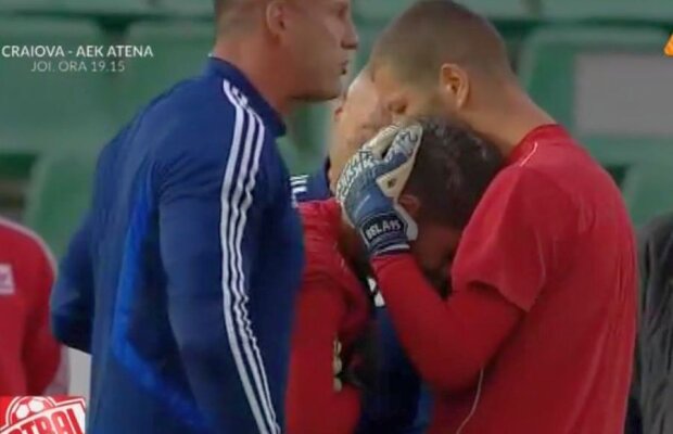 SEPSI - VIITORUL 2-2 / FOTO Roland Niczuly s-a accidentat la încălzire și a părăsit în lacrimi terenul