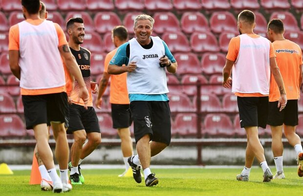 CFR CLUJ - CELTIC // VIDEO+FOTO Fața nevăzută a lui Dan Petrescu » Ce s-a întâmplat la antrenamentul oficial al „feroviarilor”