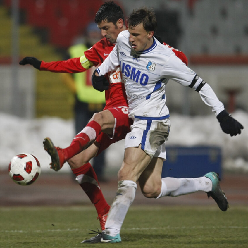 Deşi nu a marcat nici aseară, Dănciulescu a fost aplaudat de fani Foto: Cristi Preda