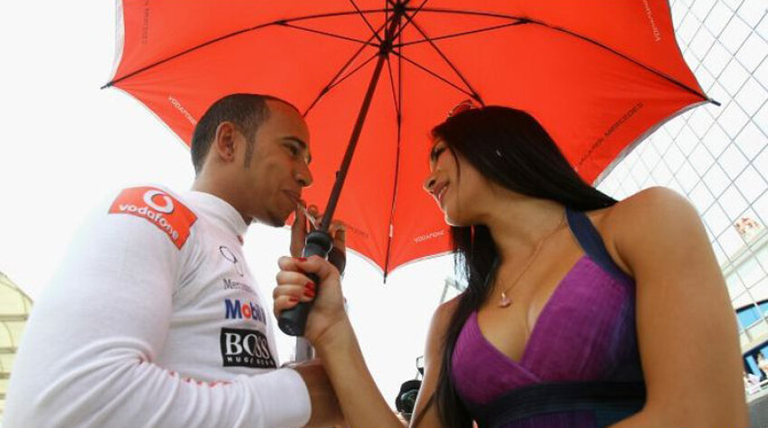 Nicole Scherzinger şi Lewis Hamilton