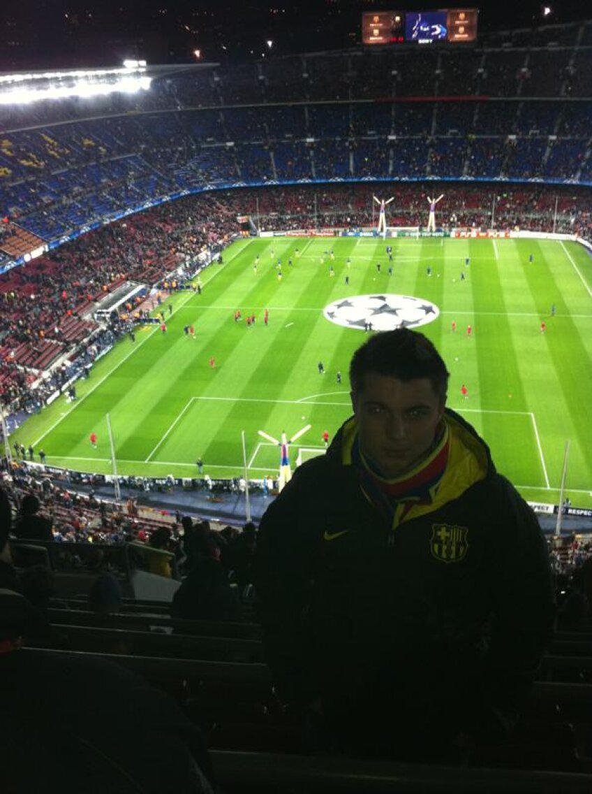Suporter pe Camp Nou