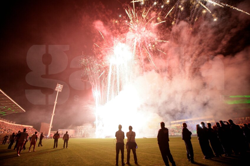 Foc de artificii la Braşov