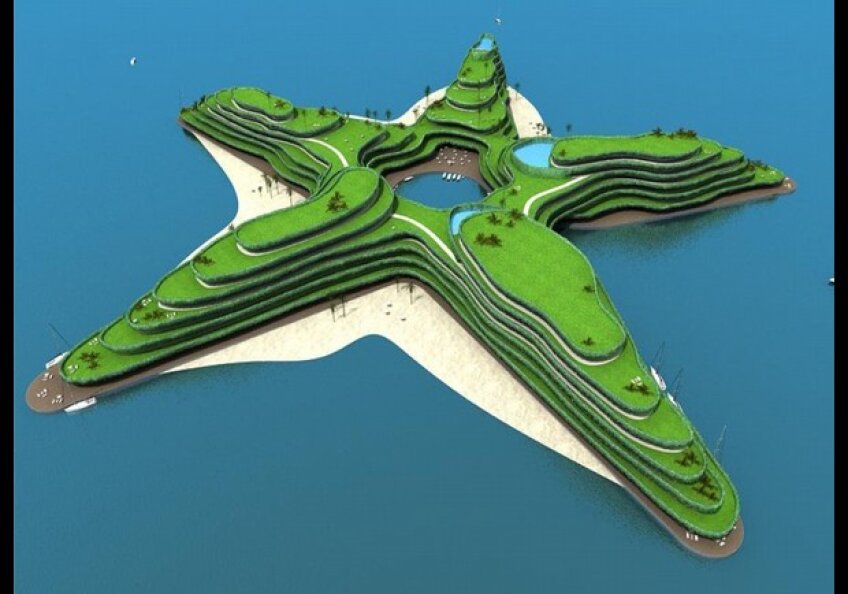 Traseul de golf din Maldive (foto: Forbes)