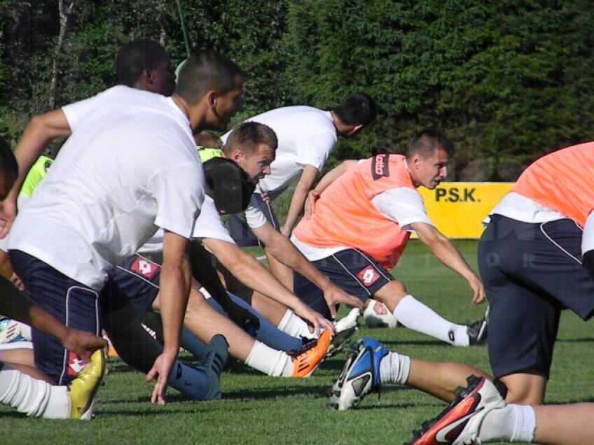 Poli Timişoara se află în cantonament la Saalfelden sursa foto: www.politimisoara.com