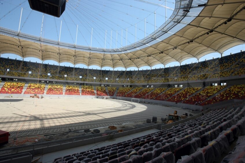 Stadionul va fi inaugurat pe 10 august, la meciul de gală România-Argentina