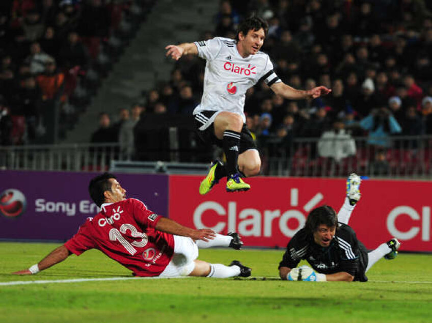 Lionel Messi şi-a reafirmat dorinţa de a veni să joace cu România Foto: Ole