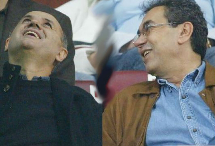 Prieteni buni încă din tinereţe, dinamovistul şi rapidistul nu scapă nici un prilej să se înţepe