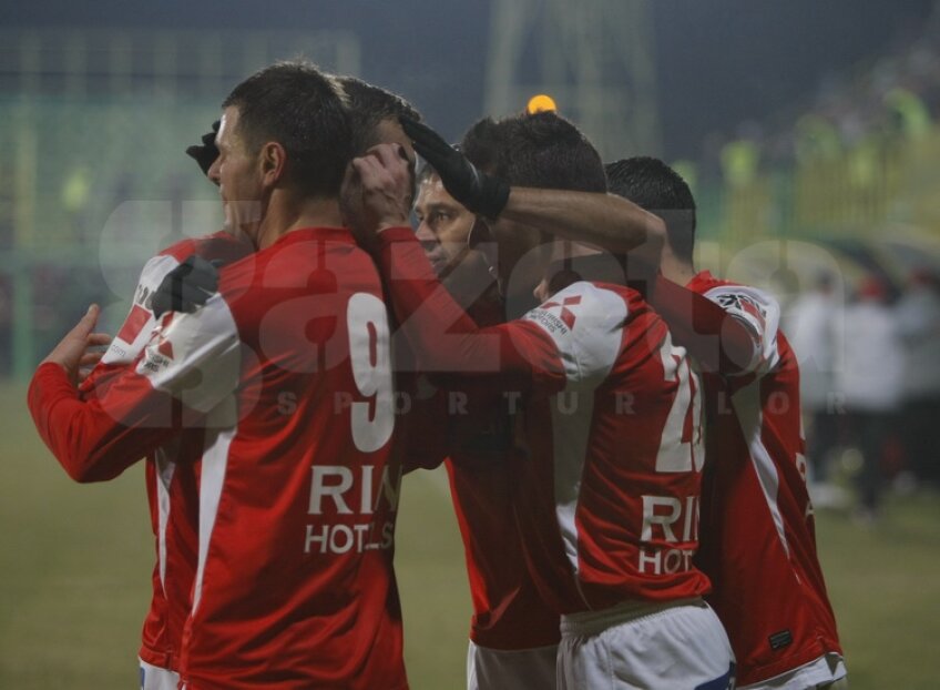 Dinamoviştii au învins cu 1-0 pe CS Mioveni