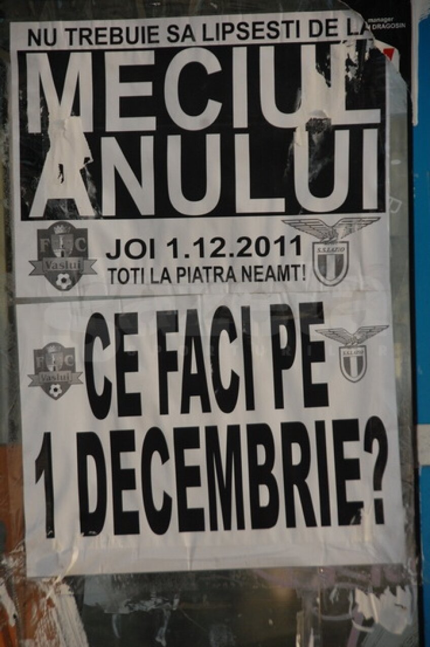 Vasluienii cheamă fanii la meciul cu Lazio, de la Piatra Neamţ