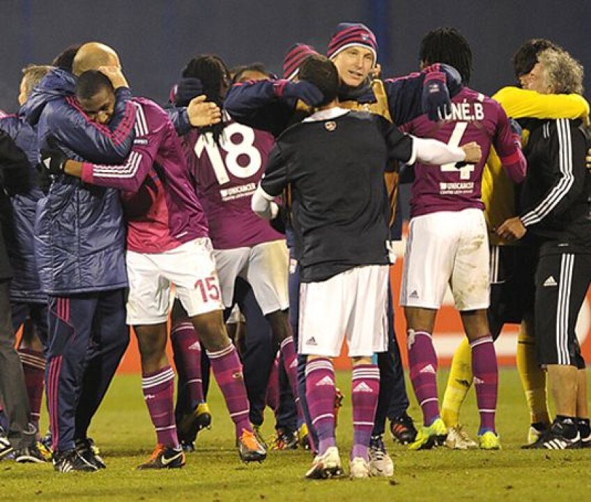 Lyon a bătut la Zagreb aşa cum învingeau Scorniceşti şi Victoria pe vremuri la noi: exact cu diferenţa de care era nevoie