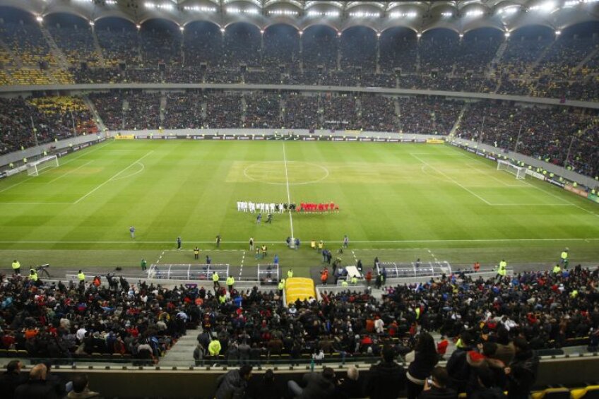 Steliștii au venit în număr mare pe Național Arena pentru a-și susține favoriții la meciul cu CFR. FOTO: Raed Krishan