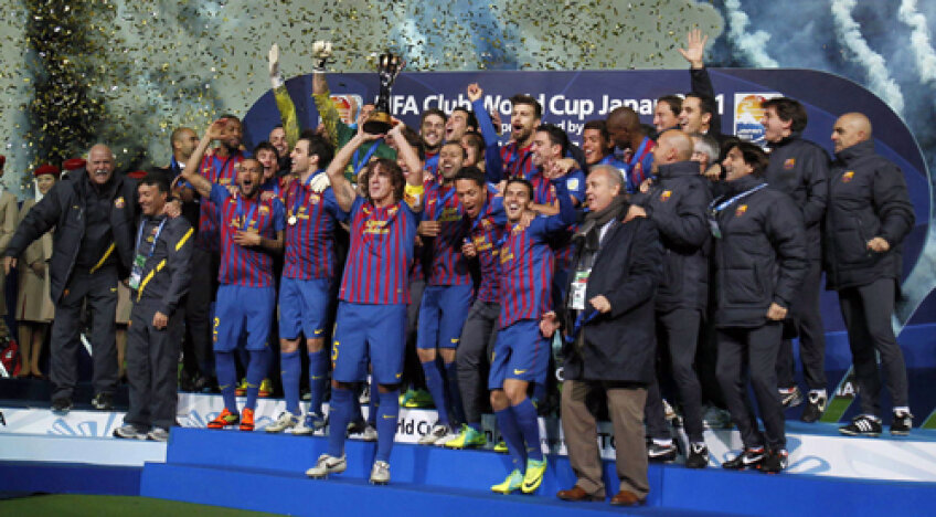 Monopol catalan
Maşina de fotbal a Barcelonei nu se mai opreşte din cîştigat trofee. Triumful de la Mondialul Cluburilor e al cincilea din 2011, după Ligă, Supercupa Europei, campionatul şi Supercupa Spaniei.