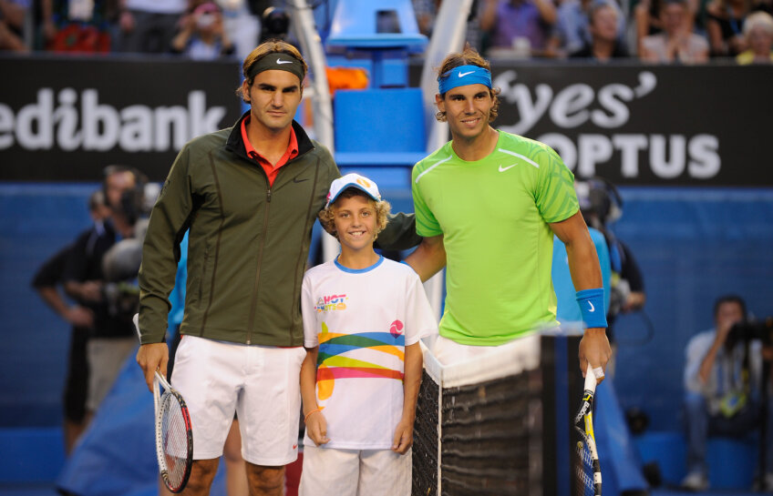 Roger Federer vs Rafael Nadal (foto: australianopen.com)