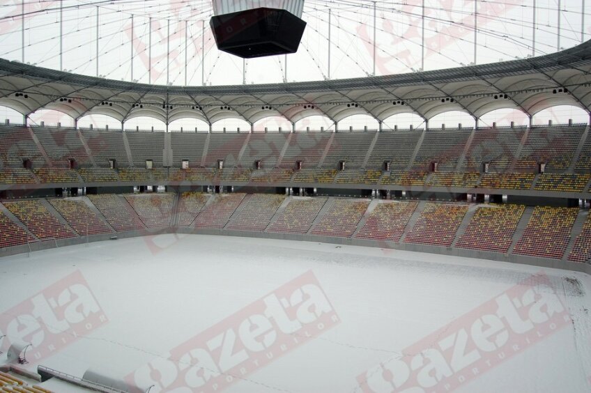 Aşa arăta ieri, stadionul Naţional Arena / Foto: Andrei Crăiţoiu