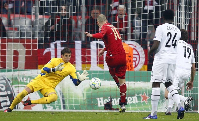 Robben a contribuit cu o dublă la scorul înregistrat de Bayern
