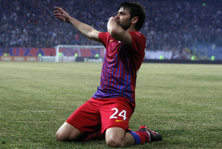 Rusescu a marcat de trei ori consecutiv pentru Steaua.