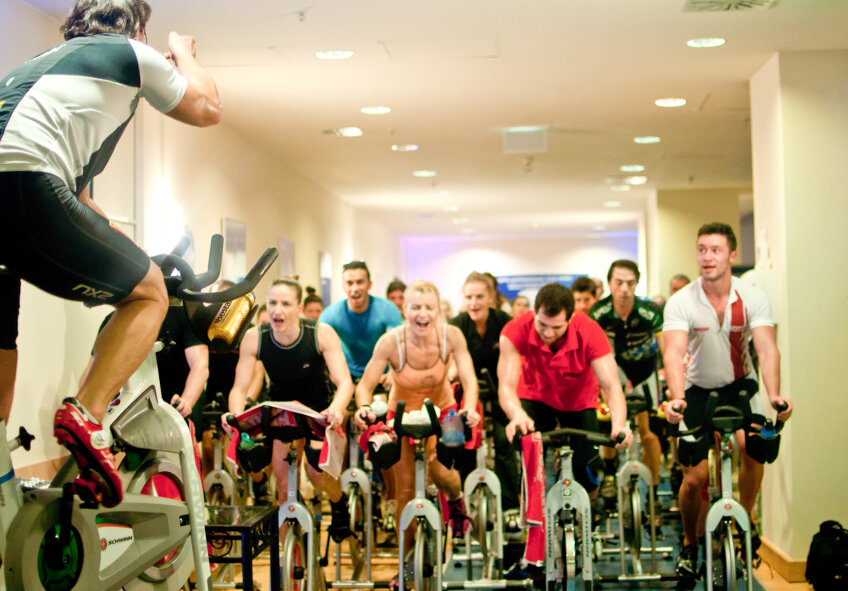 Cycling la Convenţia Internaţională de Fitness