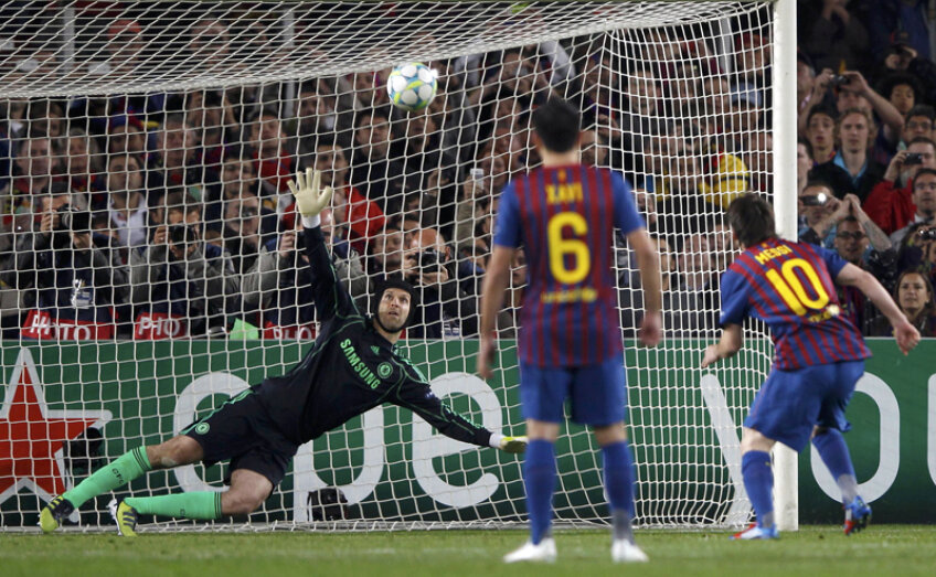 Messi nu a reuşit să marcheze împotriva lui Chelsea nici măcar din penalty.