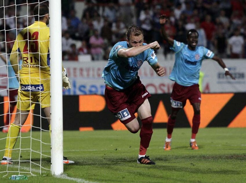 Kapetanos a marcat un gol care propulsează CFR-ul în principala favorită la titlu