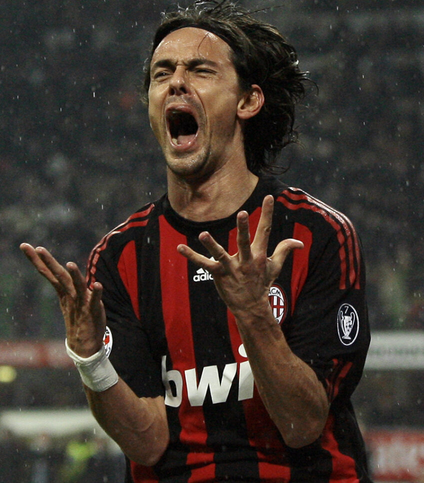 Cu 70 de goluri, Inzaghi e al doilea, după Raul, în ierarhia marcatorilor all-time din cupele europene. Cele mai prețioase: 