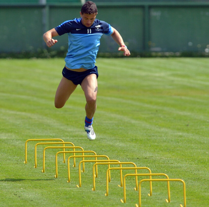 Prepeliţă se antrenează deocamdată fără minge.