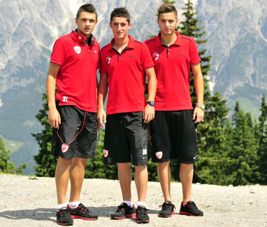 Cei trei tineri promiţători de la Dinamo: Buia, Filip şi Dobrosalevici