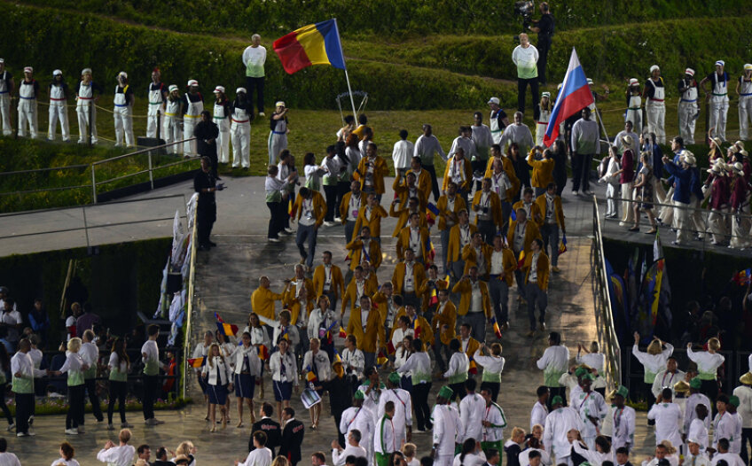 Delegaţia României la Festivitatea de Deschidere a Jocurilor Olimpice.