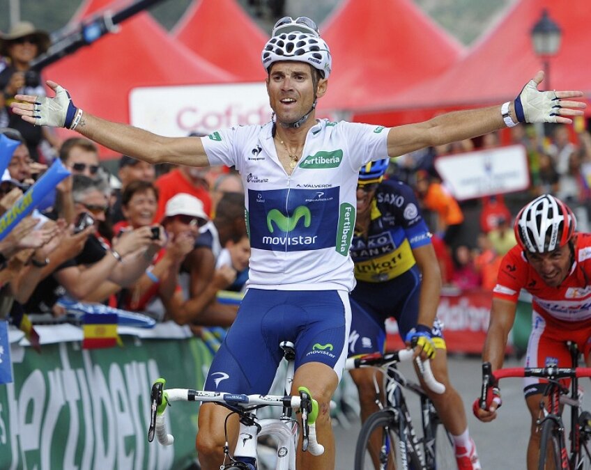 Alejandro Valverde cîștigă etapa a opta din Turul Spaniei (foto: reuters)