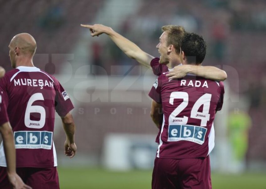 CFR Cluj - Gloria Bistriţa Foto: Lorand Vakarcs